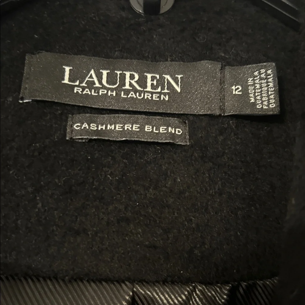 Lauren Ralph Lauren Classic Black Coat-NWT - Picture 6 of 12
